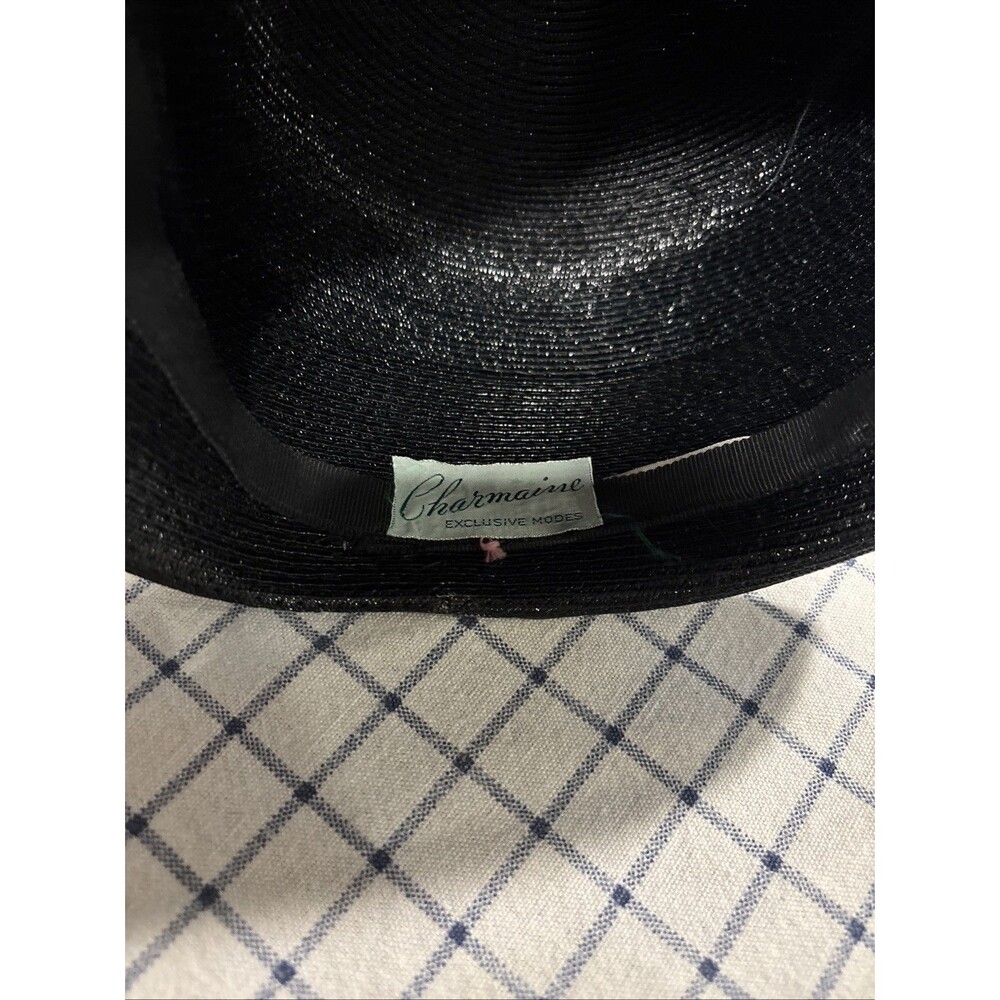 Vintage Charmaine Exclusive Modes Black New York Vintage Hat